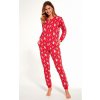 Overal na spanie dámsky Škriatok červená Overal na spanie dámsky Škriatok červená
