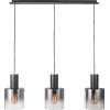 Luxera s.r.o. LUXERA 64414 MOXIE 3xE27/60W,BLACK/SMOKY, PENDANT Luxera s.r.o. LUXERA 64414 MOXIE 3xE27/60W,BLACK/SMOKY, PENDANT