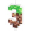 Sviečka Minecraft 7cm číslo 3 - Party Pal - Party Pal Sviečka Minecraft 7cm číslo 3 - Party Pal - Party Pal