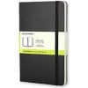 Moleskine Zápisník tvrdé dosky A6 čistý čierny Moleskine Zápisník tvrdé dosky A6 čistý čierny