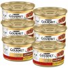 Gourmet Gold s hovädzím a kuracím mäsom v paradajkovej omáčke 6 x 85 g