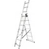 FORCEKRAFT Obojstranný kombinovaný HLINÍKOVÝ rebrík 3x8 stupňov VYSÚVNY FORCEKRAFT Obojstranný kombinovaný HLINÍKOVÝ rebrík 3x8 stupňov VYSÚVNY