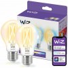 2x LED žiarovka E27 A60 7W = 60W 806lm 2700-6500K TW FILAMENT Intelligent SMART WiFi Bluetooth App WiZ 2x LED žiarovka E27 A60 7W = 60W 806lm 2700-6500K TW FILAMENT Intelligent SMART WiFi Bluetooth App WiZ