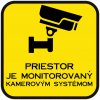 nálepka - priestor monitorovaný kamerový systémom nálepka - priestor monitorovaný kamerový systémom