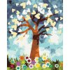 Zuty – Maľovanie Podľa Čísel – Srdcový Strom A Kvety, 80 × 100 cm, Plátno 8596530096429 Zuty – Maľovanie Podľa Čísel – Srdcový Strom A Kvety, 80 × 100 cm, Plátno 8596530096429
