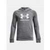 Chlapčenská mikina Under Armour UA Rival Fleece BL Hoodie Šedá YXS Chlapčenská mikina Under Armour UA Rival Fleece BL Hoodie Šedá YXS