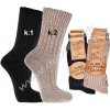 SOCKS4FUN Zimné ponožky W-6280 k.2 SOCKS4FUN Zimné ponožky W-6280 k.2