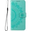 Peňaženkové puzdro Embossing Pattern Mandala Flower zelené – Motorola Edge 60 Pro Peňaženkové puzdro Embossing Pattern Mandala Flower zelené – Motorola Edge 60 Pro