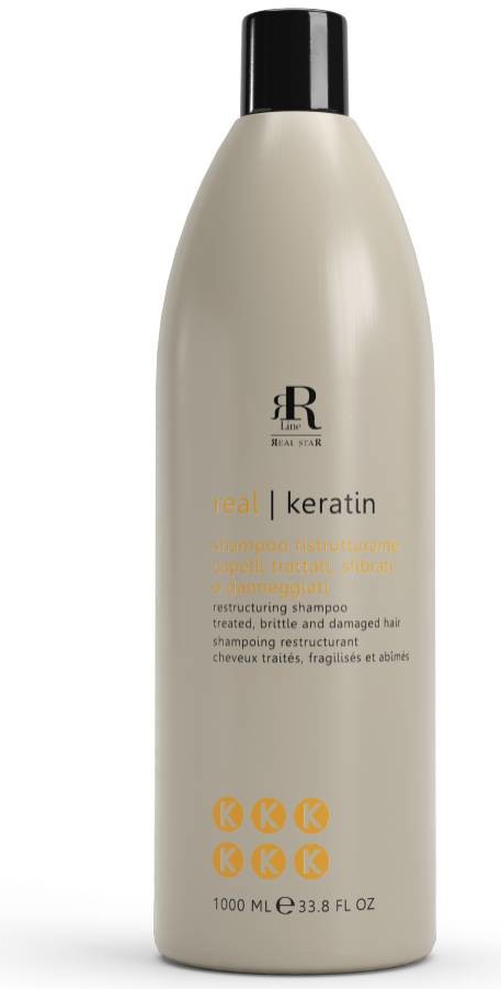 RR Line Keratin Star šampón namáhané oslabené a zničené vlasy 1000 ml