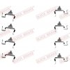 Súprava príslušenstva, obloženie kotúčovej brzdy QUICK BRAKE 109-1697 Súprava príslušenstva, obloženie kotúčovej brzdy QUICK BRAKE 109-1697