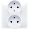Dvojzásuvka 2P+T/16A/250V (SS) biela komplet SIMON54 (simon) Dvojzásuvka 2P+T/16A/250V (SS) biela komplet SIMON54 (simon)