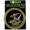 Korda Montáž Lead Clip Action Pack 5 ks-Clay Korda Montáž Lead Clip Action Pack 5 ks-Clay
