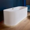 VILLEROY & BOCH Finion voľne stojaca vaňa z materiálu Quaryl (bez spoja medzi panelom a vaňou), odtok v strede, 1700 x 700 x 633 mm, s prítokom, lišta Design, funkcia Emotion, Gold, Stone White, UBQ17 VILLEROY & BOCH Finion voľne stojaca vaňa z materiálu Quaryl (bez spoja medzi panelom a vaňou), odtok v strede, 1700 x 700 x 633 mm, s prítokom, lišta Design, funkcia Emotion, Gold, Stone White, UBQ17