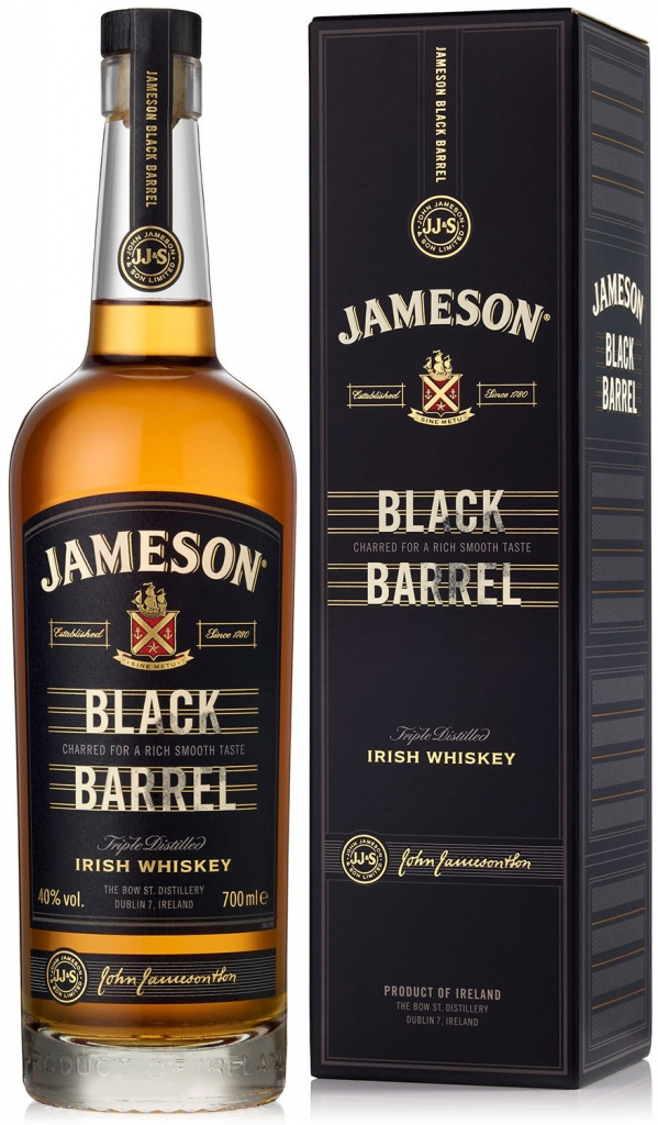 Jameson Black Barrel 40% 0,7 l (kartón)