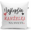Sablio Vankúš Najlepšia manželka na svete 40x40