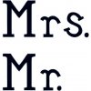 Mr. a Mrs. - svadobné nalepovacie tetovanie Mr. a Mrs. - svadobné nalepovacie tetovanie
