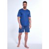Cornette 326/176 Emblem pánské pyžamo krátké modré