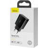 Baseus Travel Charger Speed Mini 1C Quick Charger 20W EU Black (CCFS-SN01) Baseus Travel Charger Speed Mini 1C Quick Charger 20W EU Black (CCFS-SN01)