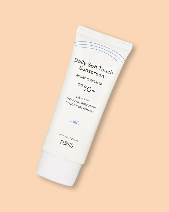 Purito Daily Soft Touch Sunscreen ľahký ochranný krém na tvár SPF50+ 60 ml