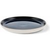 Bitz Dezertný tanier GASTRO 21 cm, biela / tmavomodrá, kamenina