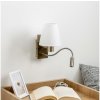Brilagi - LED Nástenná lampa NUBILA 1xE27/25W/230V + LED/3W mosadz/biela BG1557+BG1573 + záruka 3 roky zadarmo Brilagi - LED Nástenná lampa NUBILA 1xE27/25W/230V + LED/3W mosadz/biela BG1557+BG1573 + záruka 3 roky zadarmo