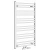 Bruckner ALBRECHT radiátor 600x930 mm stredové pripojenie biely 600.116.4 Bruckner ALBRECHT radiátor 600x930 mm stredové pripojenie biely 600.116.4