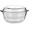 Sklenená zapekacia misa 24 cm (Sklenená misa na zapekanie s pokrievkou) Sklenená zapekacia misa 24 cm (Sklenená misa na zapekanie s pokrievkou)