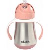 Beaba fľaša Bidon s dvojitými stenami Stainless Steel Straw Cup Old Pink 250ml ružová z nehrdzavejúcej ocele Beaba fľaša Bidon s dvojitými stenami Stainless Steel Straw Cup Old Pink 250ml ružová z nehrdzavejúcej ocele