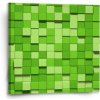 Sablio Obraz Green Blocks 3D - 50x50 cm Sablio Obraz Green Blocks 3D - 50x50 cm