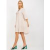 Šaty D73761M30214A1EN svetlo béžové M Šaty D73761M30214A1EN svetlo béžové M