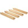 Brio 33341 Dlhé rovné koľajnice, 216 mm, 4 kusy Brio 33341 Dlhé rovné koľajnice, 216 mm, 4 kusy