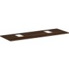Doska pod umývadlo Hansgrohe Xelu Q 156x1,6x55 cm tmavý orech 54126630 Doska pod umývadlo Hansgrohe Xelu Q 156x1,6x55 cm tmavý orech 54126630