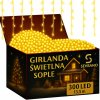 Svetelný záves Springos cencúle 201 - 300 svetiel Svetelný záves Springos cencúle 201 - 300 svetiel