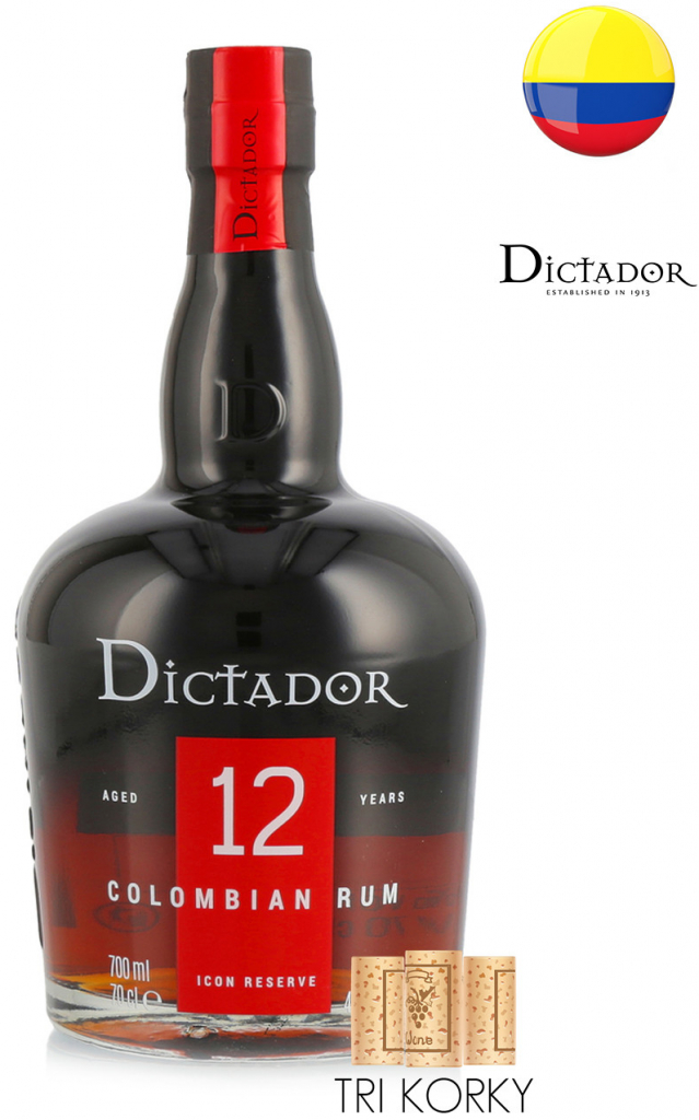 Dictador 12y 40% 0,7 l (čistá fľaša)