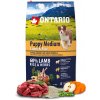 Ontario granuly Puppy Medium jahňa a ryža 6,5 kg Ontario granuly Puppy Medium jahňa a ryža 6,5 kg