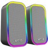 Marvo reproduktory HAVOC 20GY, 6W, šedé, podsvícené Marvo reproduktory HAVOC 20GY, 6W, šedé, podsvícené