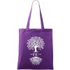 Narodeninový strom 60 - Taška bavlnená - 42 x 38 cm ( Fialová ) Narodeninový strom 60 - Taška bavlnená - 42 x 38 cm ( Fialová )