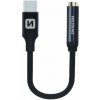 Swissten Audio Adaptér Textile Usb-C/Jack (Samice) 0,15 M Černý 73501301 Swissten Audio Adaptér Textile Usb-C/Jack (Samice) 0,15 M Černý 73501301