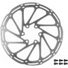 Force Kotúč brzdový -8 160 mm, 6 dier, strieborný