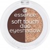 Essence Soft touch duo oční stíny 04 Mocha Muse 1,8 g