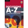 Discussions A-Z Advanced Book and Audio CD (Adrian Wallwork)(Brožovaná) Discussions A-Z Advanced Book and Audio CD (Adrian Wallwork)(Brožovaná)
