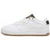 Puma court classic lux biela čierna zlatá