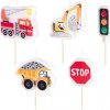 Tortové sviečky Stavebné vozidlá 5 ks Tortové sviečky Stavebné vozidlá 5 ks