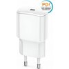 Rychlonabíječka do sítě Forever TC-01 PD 1x USB-C 20W bílá Rychlonabíječka do sítě Forever TC-01 PD 1x USB-C 20W bílá