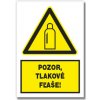 Nálepka Pozor, tlakové fľaše! A5 Nálepka Pozor, tlakové fľaše! A5