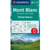 Mont Blanc, Monte Bianco (Kompass - 85) - turistická mapa Mont Blanc, Monte Bianco (Kompass - 85) - turistická mapa