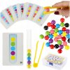Montessori KIK Vzdelávacie puzzle farebné loptičky Montessori KIK Vzdelávacie puzzle farebné loptičky