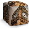 Sablio Taburet Clock tower: 40x40x40 cm
