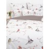 MKLozkoviny.sk bavlna obliečky Renforcé Vtáčiky 140x200 70x90
