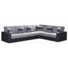 Arkos Rozkladacia rohová sedacia súprava Nero, šedá (svetlá sedák / tmavá korpus -malmo 92/94) Arkos Rozkladacia rohová sedacia súprava Nero, šedá (svetlá sedák / tmavá korpus -malmo 92/94)